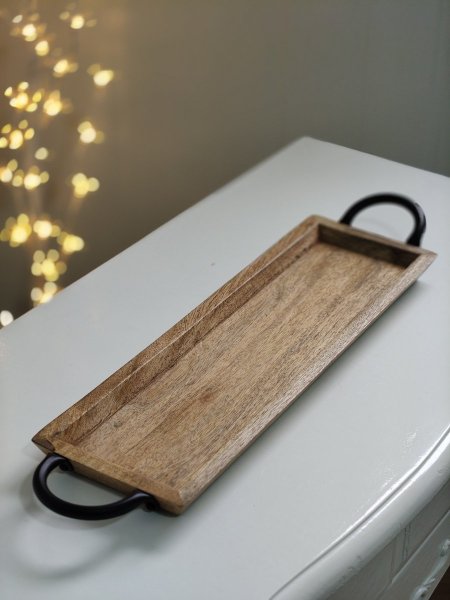 صينية خشب مانجو