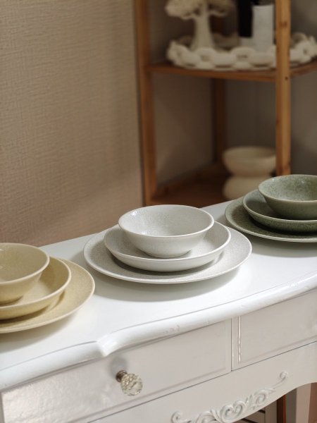 طقم سفرة سيراميك ثقيل