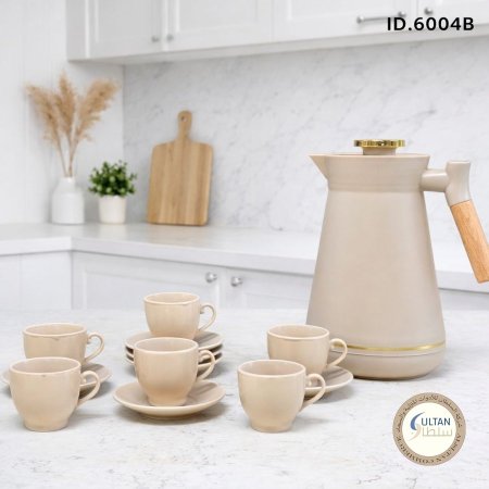 طقم ضيافة قهوة بورسلان من مجموعة حكايات