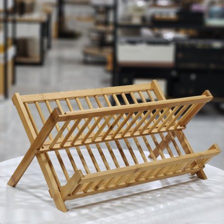 حمالة صحون خشب