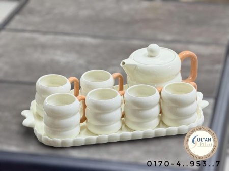 طقم حليب بورسلان 8 قطع