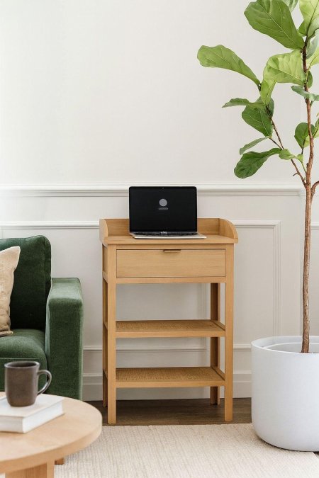 طاولة لاب توب مع جارور