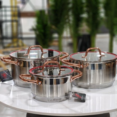 طقم طناجر ستانلس ستيل