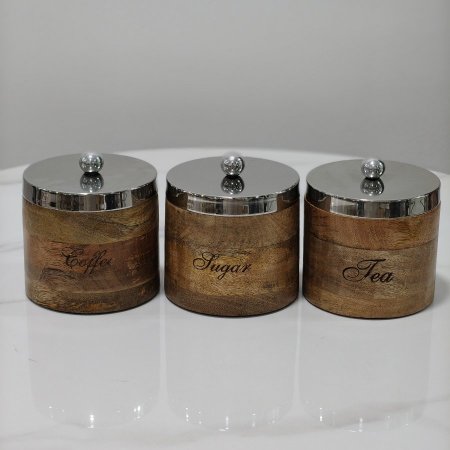 علبة بهارات خشب