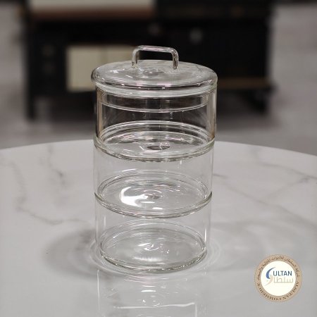 علب مكسرات زجاجية