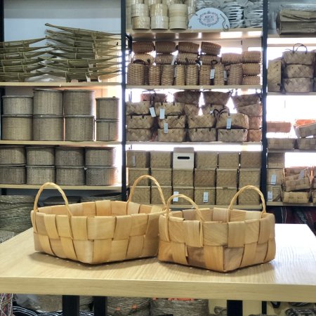 طقم سلّات قش