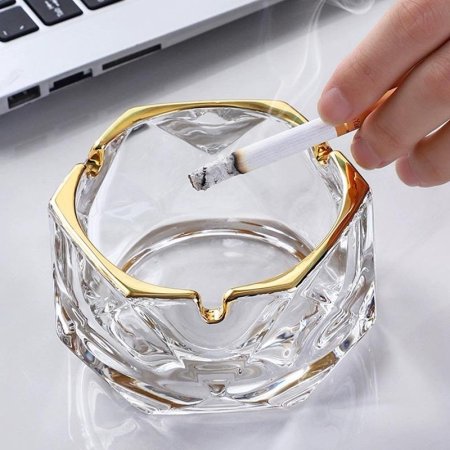 مكتة زجاج ثقيل