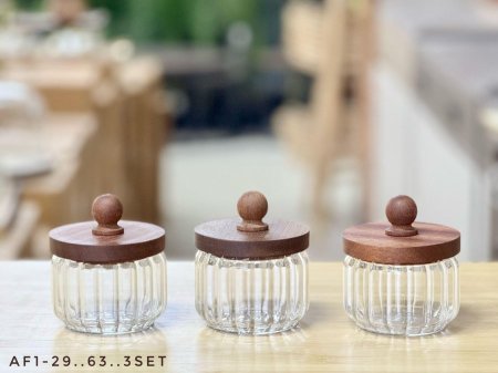 طقم سكريات زجاج