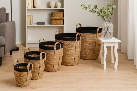 طقم سلال قش 5 قطع