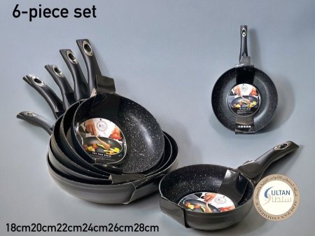 طقم قلايات تيفال 6 قطع