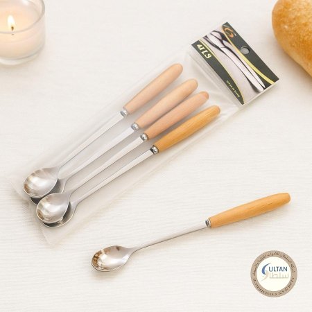 معالق خشب يد طويلة 6 قطع