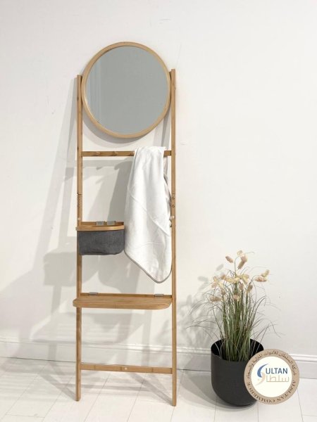 ستاند خشب مع مرآة